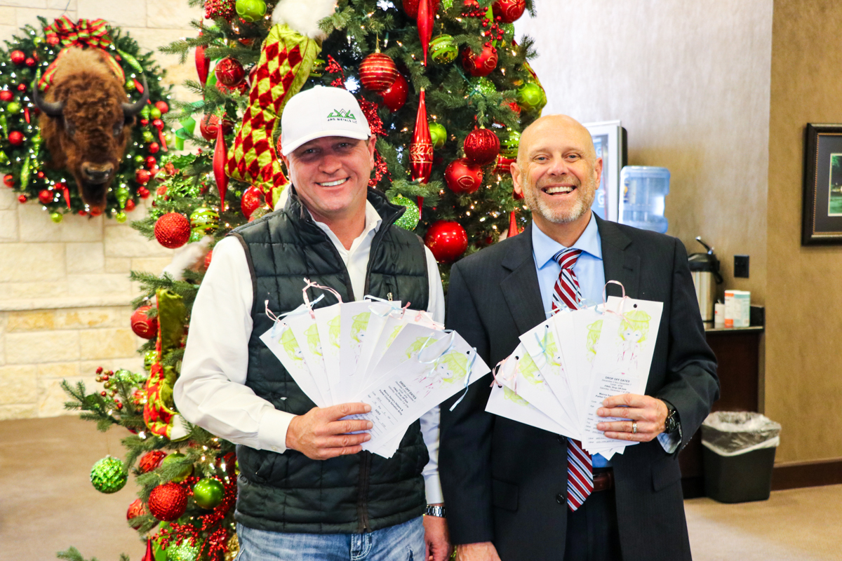 JAG Metals Adopts Angel Trees From CapitalPlains Bank Weatherford